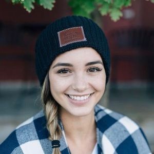 Love Your Melon Beanie Hat - Black